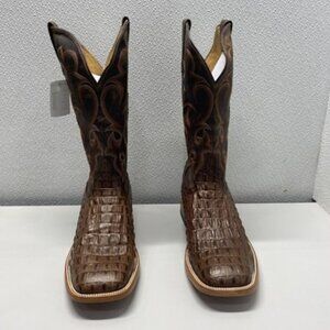 Horse Power by Anderson Bean Men’s Crocodile Print Western Boots